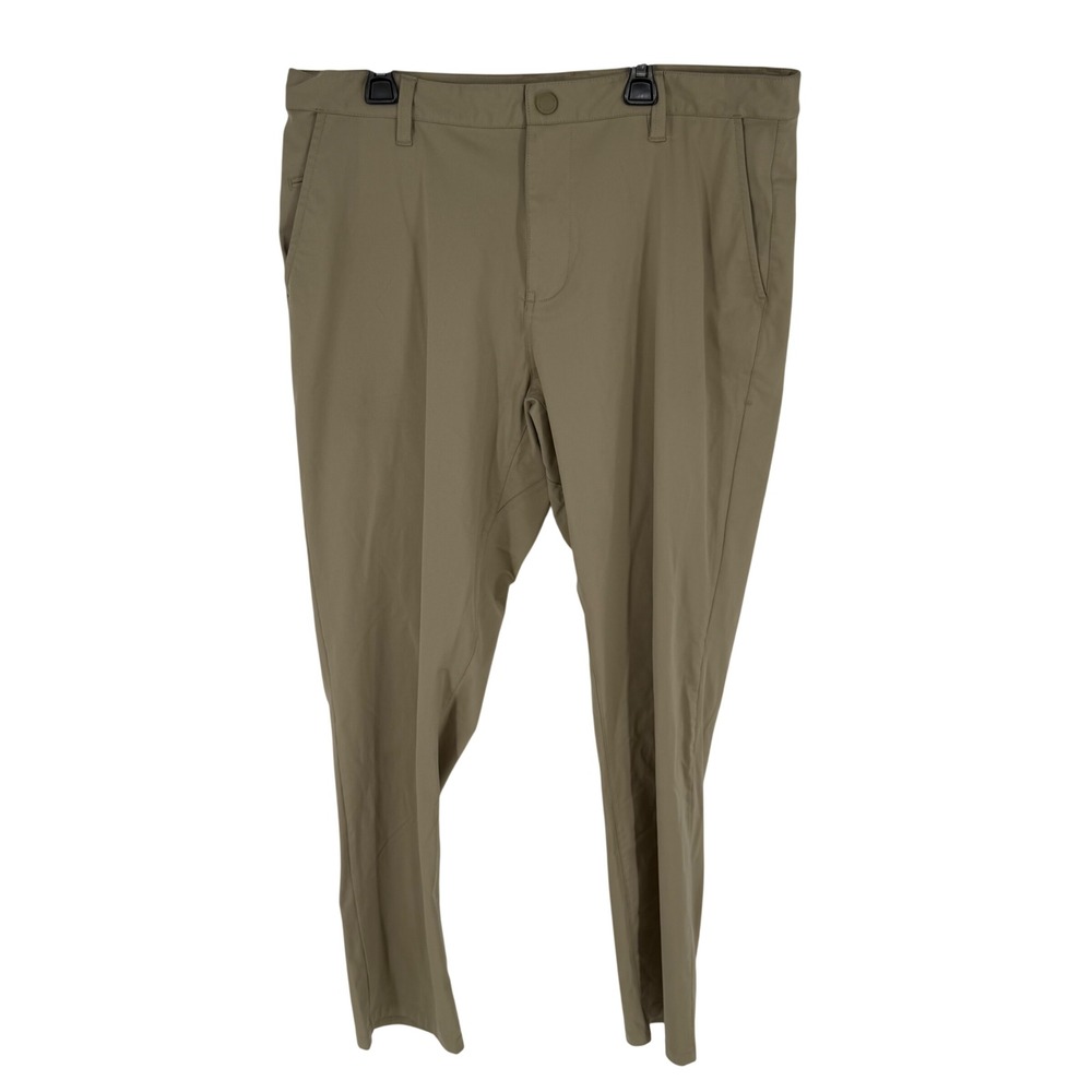 Rhone Commuter Pants Mens 34 Khaki Tan Stretch Performance 100036